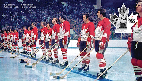 Team Canada 72 Stamp